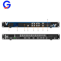 Controlador de Video LED Novastar V6 V8 V12 V16 a Todo Color, Procesador de Pantalla LED Todo en Uno para Paneles de Pantalla LED Profesionales