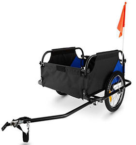 Remorque à bagages pour vélo Remorque à bagages pliable pour vélo avec roues à dégagement rapide et housse amovible - Product Image 5