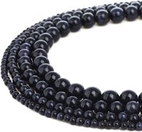 Perles rondes en vrac de pierres précieuses lisses de turquoise africaine naturelle pour la fabrication de bijoux à bricoler soi-même vente en gros