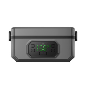 Offre Spéciale : Boîte à Déjeuner Chauffante Portable 1,2 L avec Chargement USB/Batterie, Anti-fuite, Contrôle Numérique, Idéale pour la Voiture - Product Image 4