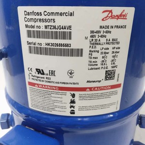   คอมเพรสเซอร์ทำความเย็นแบบสโครล รุ่น MT36JG4EVE สำหรับห้องเย็น 3 แรงม้า 220 โวลต์ - Product Image 5