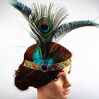 HS Chine vente en gros de haute qualité populaire indien coiffure conception carnaval à plumes coiffure fête