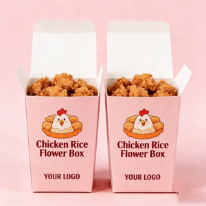 Factory Wholesale Customized Disposable Chicken Chips Popcorn Carton Takeaway <b>Box</b> paper <b>Cups</b> for Snack Bucket Paper <b>Box</b> - Product Image 3