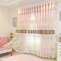 Chine Usine En Gros 100% Polyester Décor À La Maison pure Doux Broderie Rideau Tissu Voile et Tulle Tissus Types