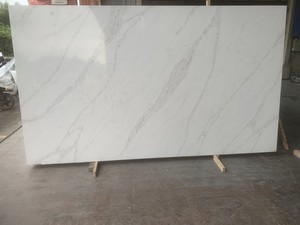 แผ่นหินควอตซ์สีขาวคาลาคัตต้าเทียมสำหรับเคาน์เตอร์ครัวขายส่ง - Product Image 6