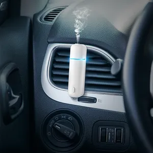 SCENTA豪华USB可充电纳米喷雾芳香扩散器汽车清新剂通风口夹超声波气味汽车空气清新剂制造商