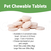 Compléments alimentaires pour animaux de compagnie en gros OEM : favorisent un pelage brillant et sain, soutiennent les chiens et les chats, comprimés immunitaires naturels