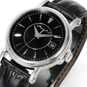 Reloj de Acero Inoxidable para Hombre 2026, de Alta Gama, Estilo Vintage, Esfera Negra, Cristal de Zafiro Antideslumbrante, para Uso Diario - Product Image 2