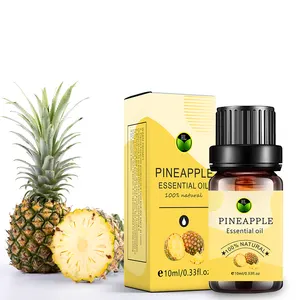Aromatherapy oil 100% natural flavour & fragrance fruit extract pineapple fragrance oil for diffusers bulk price bottle 10 ml