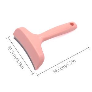 Peine para Eliminar Pelo de Mascotas de Acero Inoxidable Ecológico con Logotipo Personalizado de Fábrica 2026, Cuchilla Curva para Perros y Gatos - Herramientas de Aseo - Product Image 1