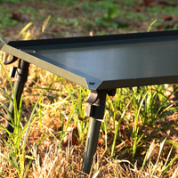 Table de bivouac en aluminium SG-PR04 Selco Support rigide matériel de pêche à la carpe pêche en lac Table en métal extérieure