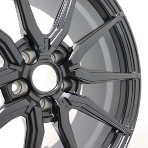 Jantes forgées sur mesure en une seule pièce pour design HF3, jantes en alliage noir mat pour BMW M2 M3 M4 G80 G82 G87 E90 Benz CLA <span class=keywords><strong>CLE</strong></span> CLS Voitures de sport - Product Image 5