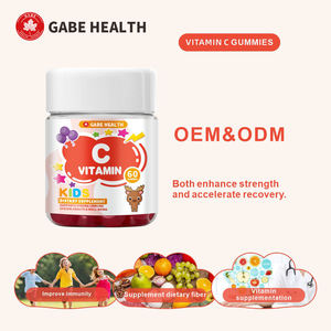 Gommes à la vitamine C avec extrait de fruits naturels, soutient la fonction immunitaire, l'absorption du fer et l'action antioxydante, bien-être quotidien pour les enfants - Product Image 1