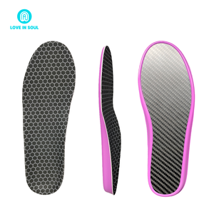 Plantillas Deportivas Antideslizantes y Cómodas Love in Soul, Plantillas de Fibra de Carbono de Suela Completa, Absorción de Impactos, Rebote - Product Image 2