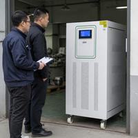 Stabilisateur de tension automatique industriel AVR 380V à réponse rapide pour charges motorisées, projet Nigeria SBW-60KVA SVC