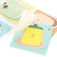 Bloc-notes autocollants personnalisés avec logo, colorés, sans acide, sans résidus, adhésifs, taille personnalisée, imprimés UV, papeterie