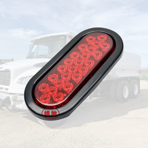 Nouveauté 2026 : Feux arrière ovales à LED 24 LED de 6 pouces (rouge, ambre, <span class=keywords><strong>blanc</strong></span>) pour camion, 12V avec prise à trois broches - Product Image 4