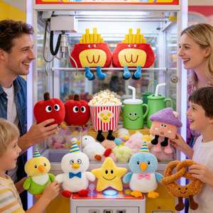 Nouveauté 2026 : Peluche de 8 pouces pour machines à griffes, poupée en coton PP, cadeau de la Saint-Valentin - Product Image 4