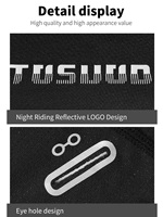 Máscara de Ciclismo Personalizada TOSUDO con Orificio para Gafas, de Poliéster Transpirable, Resistente y Ligero para Ejercicio y Uso en Exteriores