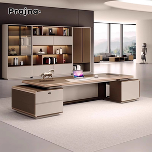 Bàn văn phòng sang trọng sáng tạo CEO văn phòng bàn bàn chất lượng cao bàn điều hành hiện đại Ông Chủ bàn máy tính lớn - Product Image 4