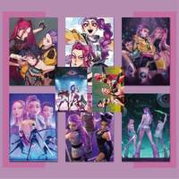Affiche murale encadrée 3D lenticulaire Kpop Anime à effet de mouvement, 30x40cm, faible MOQ, populaire et très vendue