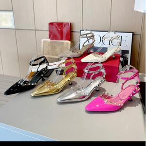 Sandales à Talons Hauts Version Haute pour Femmes 2025, Nouveauté Designer, Grandes Marques de Luxe, Collection Été, Hauteur de Talon Élevée - Product Image 6