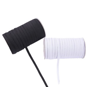 Fábrica Atacado Branco Herringbone Estilo Racing <span class=keywords><strong>Belt</strong></span> 1cm Flat <span class=keywords><strong>Elastic</strong></span> High <span class=keywords><strong>Elastic</strong></span> <span class=keywords><strong>Rubber</strong></span> Band para Vestuário Acessórios - Product Image 1