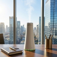 Diffuseur d'huiles essentielles sans eau, contrôlé par application, avec veilleuse intelligente à 3 couleurs et diffuseur d'arômes pour la maison, best-seller