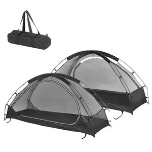 Tente Oxford légère et unique avec caractéristiques automatiques, respirante, anti-moustique, en fibre de verre, camping en plein air, pêche, randonnée en famille - Product Image 2