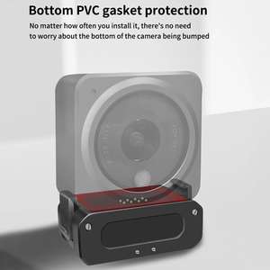 Untuk DJI dasar Set pengisi daya kamera, Kit dasar pengisian daya magnetik kamera dengan lubang 1/4 inci & lubang Arri untuk DJI Osmo Action 2 - Product Image 3