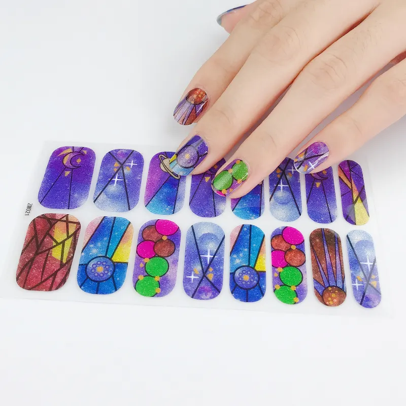 Adesivos não-tóxico para unhas, por atacado, unhas artísticas, esmalte,