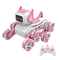 2025 plus récent Smart Robot chiens éducatifs jouets interactifs mécaniques Usb Rechargeable Rc Robot chien cascadeur voiture jouet