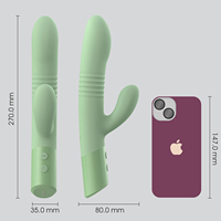 Juguetes Sexuales para Adultos WINYI 2023, Vibrador de Doble Cabeza Telescópico, Vibrador de Conejo con Estimulación del Clítoris y Punto G, Juguetes Sexuales para Mujer