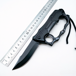 Spielbares Mechanisches Vier-Finger-Outdoor-Selbstverteidigungsmesser, Hochwertiger Stahlgriff, Verriegelbares Taktisches Selbstverteidigungsmesser - Product Image 2