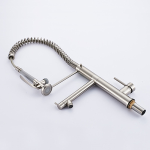 Abaissez Printemps Mélangeur À Double Bec Robinet de <span class=keywords><strong>Cuisine</strong></span> <span class=keywords><strong>Douchette</strong></span> - Product Image 5