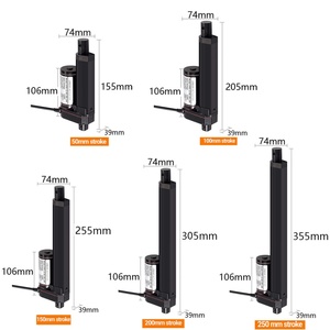 แกนดันไฟฟ้าแม่เหล็กถาวร 3000N 12v 24v ตัวกระตุ้นเชิงเส้นสำหรับเครื่องใช้ในบ้านและจักรยานไฟฟ้า - Product Image 4