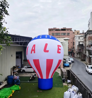 Ballon publicitaire gonflable personnalisé, modèle de montgolfière gonflable pour la promotion de marque lors d'événements