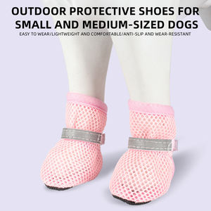 Chaussures pour chiens personnalisées, bottes pour chiens, protections pour pattes, respirantes, écologiques, imperméables, confortables, été, bandes réfléchissantes - Product Image 3