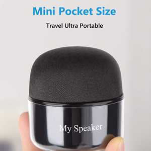 Mini Altavoz Inalámbrico Portátil con Logotipo Personalizado, <span class=keywords><strong>Reproductor</strong></span> <span class=keywords><strong>de</strong></span> <span class=keywords><strong>Música</strong></span> Cilíndrico <span class=keywords><strong>de</strong></span> Tela con Radio FM para Regalos - Product Image 3