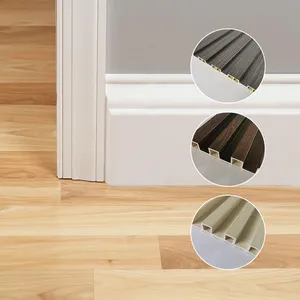 Modern Design Water-Proof Floor Accessories of Interior Decorative PS Skirting Reducer