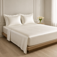 Ensemble de literie personnalisable de luxe en lyocell 100% 400T, 4 pièces, soyeux, rafraîchissant, doux, respirant, tissé, écologique et simple
