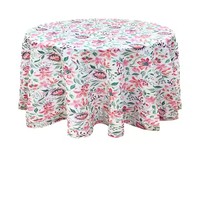 Nappe de mariage couvre personnalisé blanc fête polyester nappe de mariage pour événements fête ronde damassé imperméable tissé