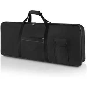 사용자 정의 폴리 에스터 악기 공연 가방 배낭 패딩 피아노 키보드 캐리 가방 61 키 전자 키보드 가방