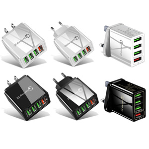 <span class=keywords><strong>Jmax</strong></span> Quick Charge 3.0 Hub de Charge Usb adaptateur à 4 Ports prise EU/US/UK chargeur mural USB de voyage avec lumière LED - Product Image 1
