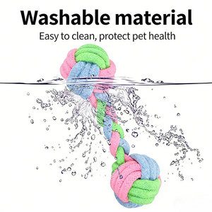 Hengtuo - Échantillon gratuit - Corde en coton tissée de haute qualité et durable - Style classique et écologique - Pelotas Para Perros - Jouet à mâcher <span class=keywords><strong>pour</strong></span> <span class=keywords><strong>chien</strong></span> - Product Image 2