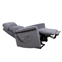 Fauteuil inclinable électrique en tissu avec poche latérale pour personnes âgées, mobilier de salon