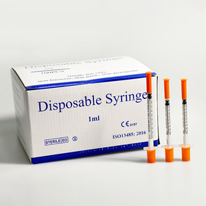 <span class=keywords><strong>Jeringa</strong></span> de <span class=keywords><strong>Insulina</strong></span> Estéril Desechable de 32g y <span class=keywords><strong>1</strong></span> <span class=keywords><strong>ML</strong></span>, <span class=keywords><strong>Jeringa</strong></span> Veterinaria - Product Image 1