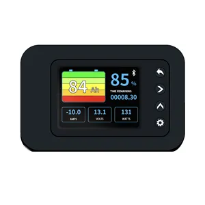 Outdoor portable mini 12v lcd battery display monitor with remote APP