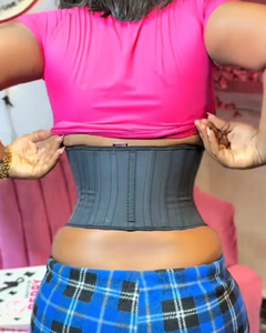 Corset amincissant en latex pour femme, 25 baleines en acier, <span class=keywords><strong>Fajas</strong></span> Colombians, gaine amincissante en latex pour le ventre, ceinture de maintien - Product Image 6