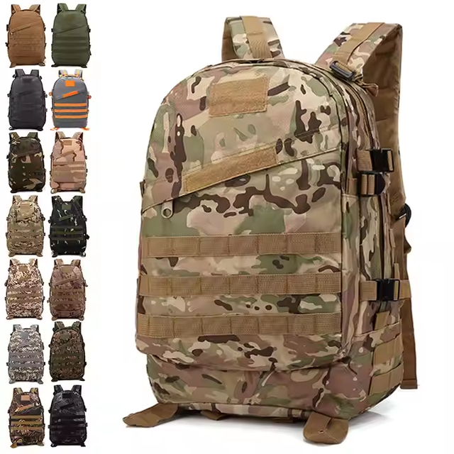 Wholesale Internal Frame 40L Waterproof Camouflage Tactical Backpack High Quality Nylon Lining Fashion Style Hiking Hunting